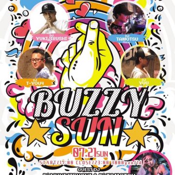 【DJ TAMOTSU、スケジュール更新!】「BUZZY SUN」にDJ YUKIJIRUSHIと共に登場！