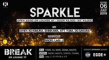 【KO KIMURA、スケジュール更新!】 KO KIMURAとDJ SHINKAWAが レジデントを務める「SPARKLE」が、 今週土曜にR Loungeにてレギュラー開催！